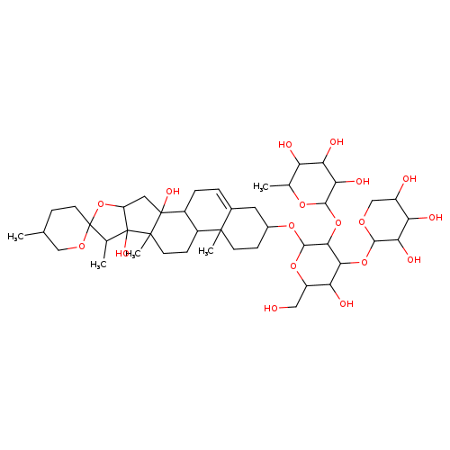Ophiogenin-3-O-α-L-rhaMnopyranosyl(1→2)[β-D-xylopyranosyl(1→3)]-β-D-glucopyranoside