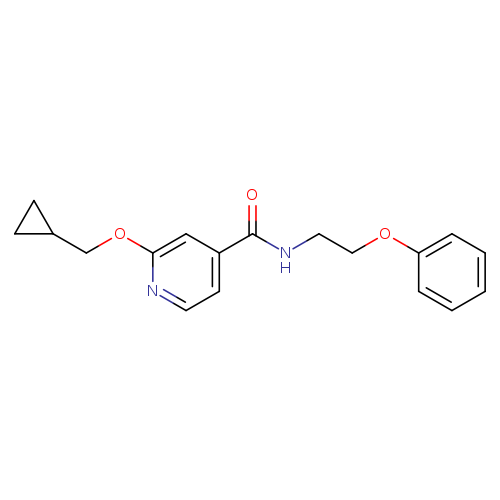 2-(cyclopropylmethoxy)-N-(2-phenoxyethyl)pyridine-4-carboxamide