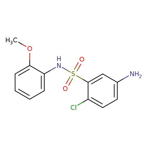 5-amino-2-chloro-N-(2-methoxyphenyl)benzene-1-sulfonamide