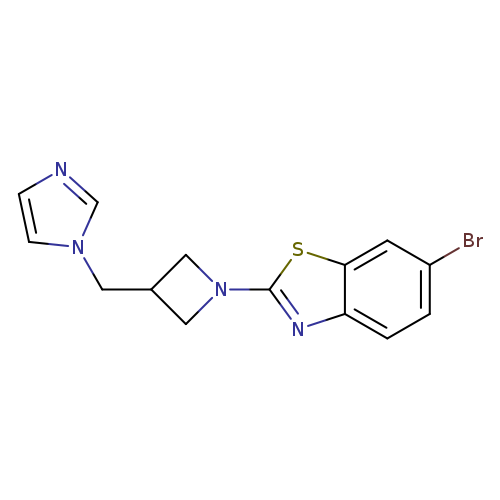 6-bromo-2-{3-[(1H-imidazol-1-yl)methyl]azetidin-1-yl}-1,3-benzothiazole