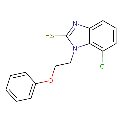 7-chloro-1-(2-phenoxyethyl)-1H-1,3-benzodiazole-2-thiol