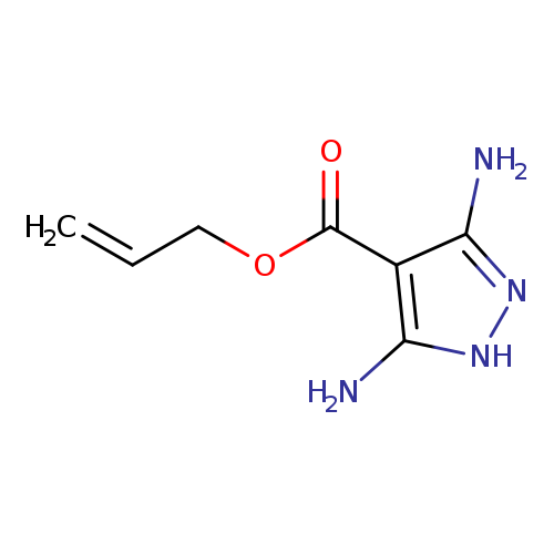 1H-Pyrazole-4-carboxylic acid, 3,5-diamino-, 2-propen-1-yl ester