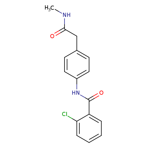 2-chloro-N-{4-[(methylcarbamoyl)methyl]phenyl}benzamide