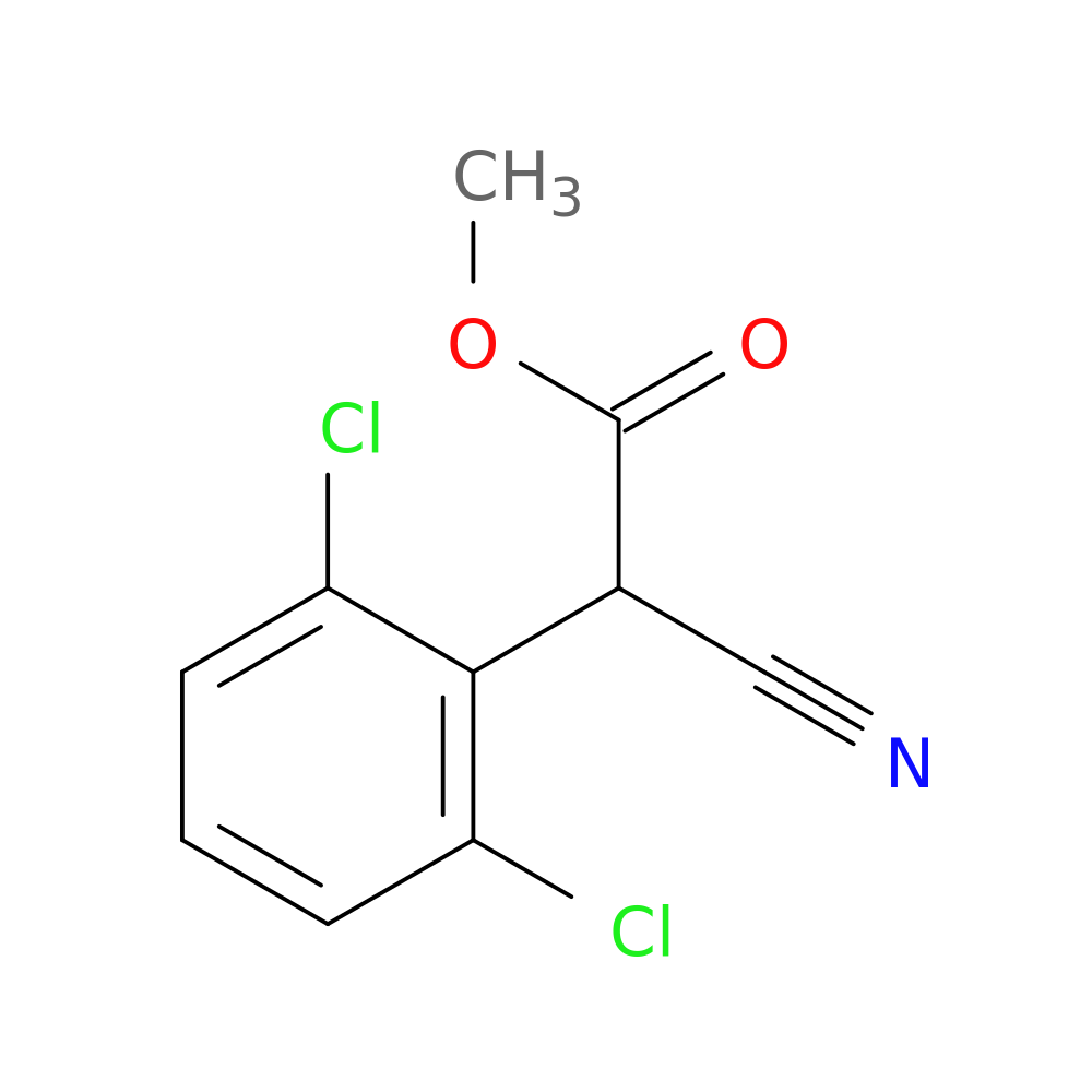 methyl 2-cyano-2-(2,6-dichlorophenyl)acetate