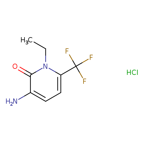 3-amino-1-ethyl-6-(trifluoromethyl)-1,2-dihydropyridin-2-one hydrochloride
