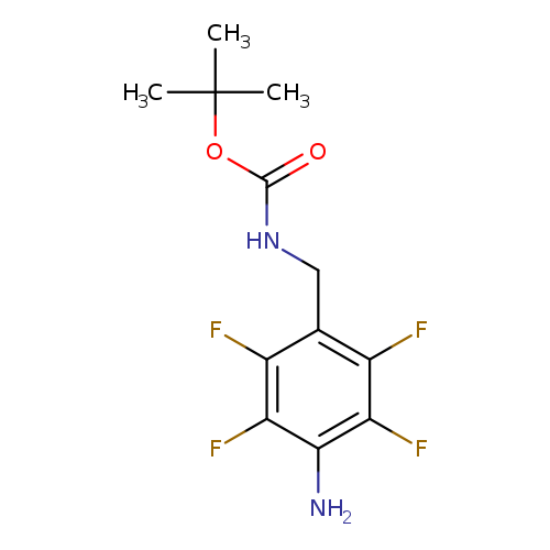 tert-butyl N-[(4-amino-2,3,5,6-tetrafluorophenyl)methyl]carbamate