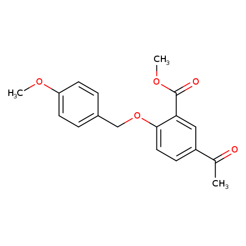 5-Acetyl-2-(4-methoxy-benzyloxy)-benzoic acid methyl ester