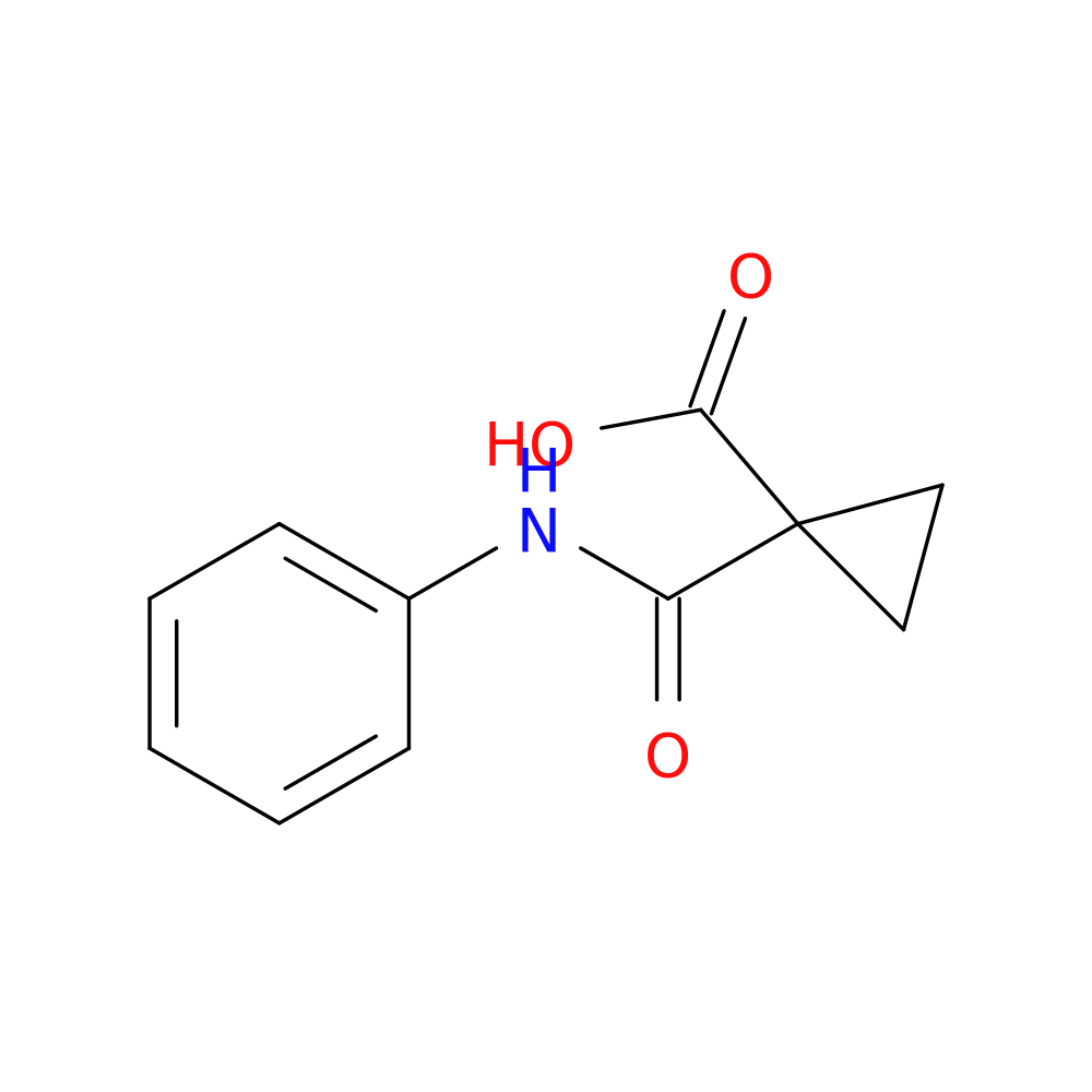 Cyclopropanecarboxylic acid, 1-[(phenylamino)carbonyl]-
