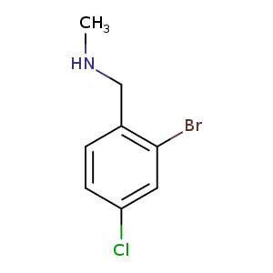 [(2-Bromo-4-chlorophenyl)methyl](methyl)amine