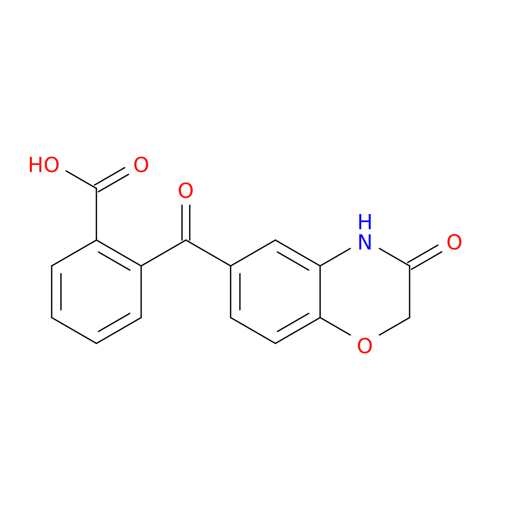 Benzoic acid, 2-[(3,4-dihydro-3-oxo-2H-1,4-benzoxazin-6-yl)carbonyl]-