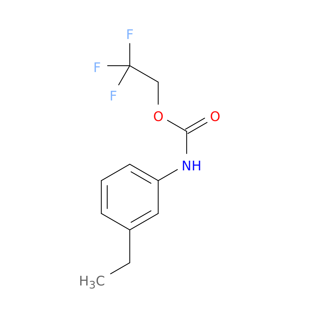 2,2,2-trifluoroethyl N-(3-ethylphenyl)carbamate