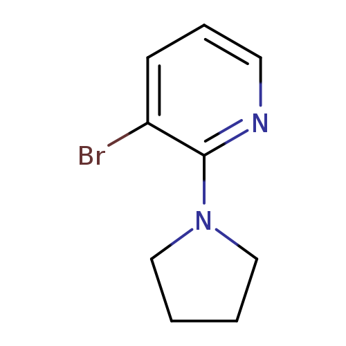 Pyridine, 3-bromo-2-(1-pyrrolidinyl)-