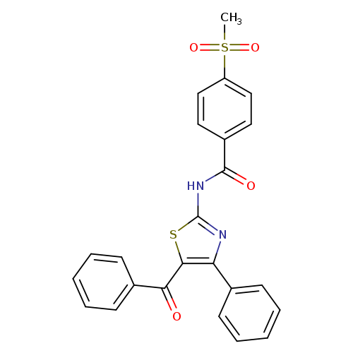 N-(5-benzoyl-4-phenyl-1,3-thiazol-2-yl)-4-methanesulfonylbenzamide