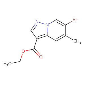ETHYL 6-BROMO-5-METHYL-PYRAZOLO[1,5-A]PYRIDINE-3-CARBOXYLATE