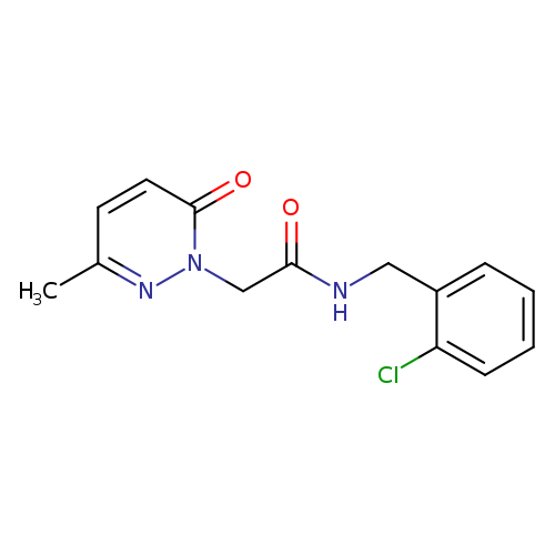N-[(2-chlorophenyl)methyl]-2-(3-methyl-6-oxo-1,6-dihydropyridazin-1-yl)acetamide
