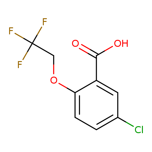 5-Chloro-2-(2,2,2-trifluoroethoxy)benzoic acid