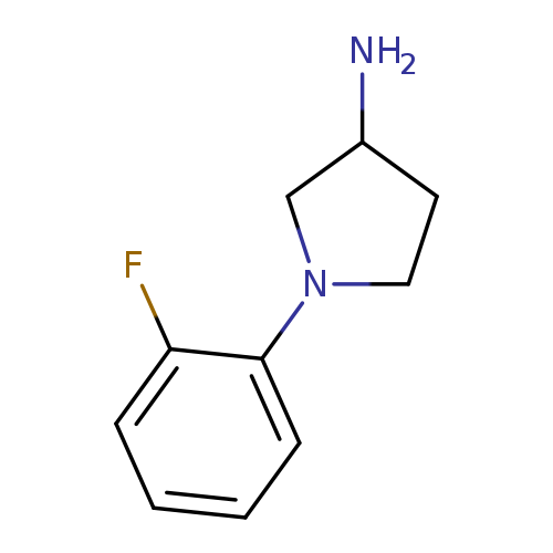 1-(2-fluorophenyl)pyrrolidin-3-amine