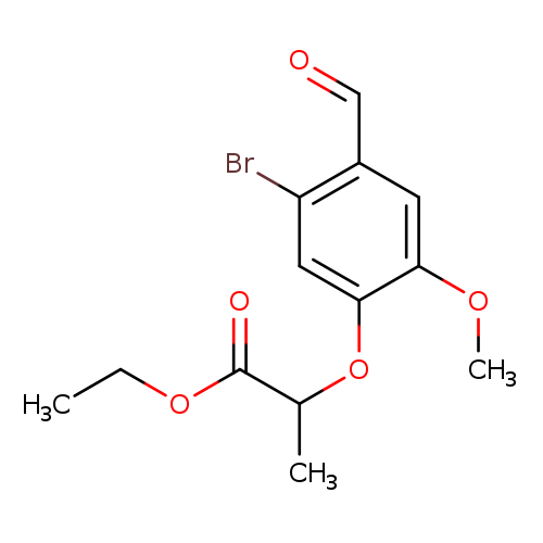 ethyl 2-(5-bromo-4-formyl-2-methoxyphenoxy)propanoate