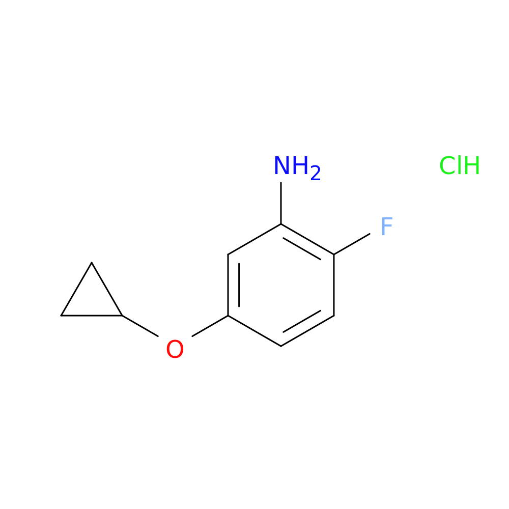 5-cyclopropoxy-2-fluoroaniline hydrochloride