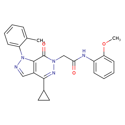 2-[4-cyclopropyl-1-(2-methylphenyl)-7-oxo-1H,6H,7H-pyrazolo[3,4-d]pyridazin-6-yl]-N-(2-methoxyphenyl)acetamide