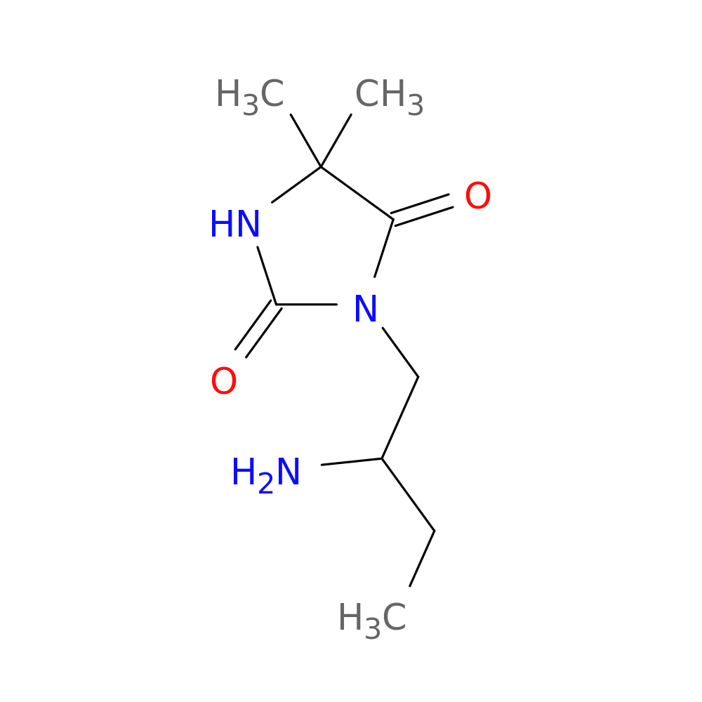3-(2-aminobutyl)-5,5-dimethylimidazolidine-2,4-dione