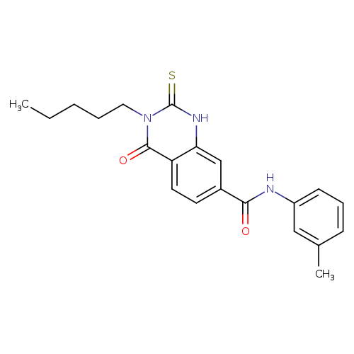 N-(3-methylphenyl)-4-oxo-3-pentyl-2-sulfanylidene-1,2,3,4-tetrahydroquinazoline-7-carboxamide