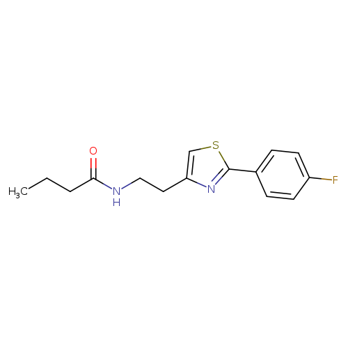 N-{2-[2-(4-fluorophenyl)-1,3-thiazol-4-yl]ethyl}butanamide