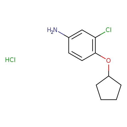 3-chloro-4-(cyclopentyloxy)aniline hydrochloride