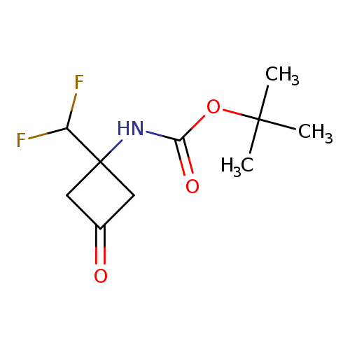 tert-butylN-[1-(difluoromethyl)-3-oxocyclobutyl]carbamate
