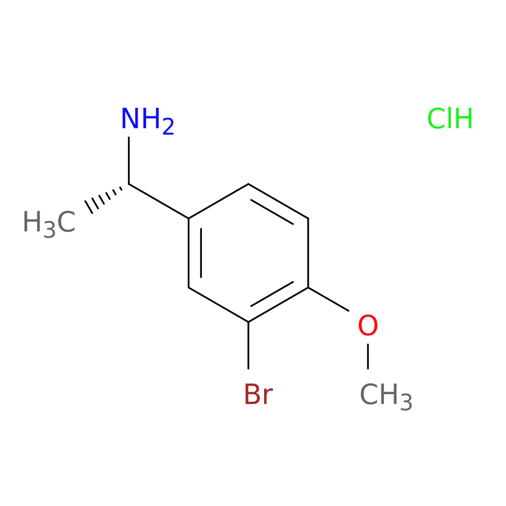 (1S)-1-(3-bromo-4-methoxyphenyl)ethan-1-amine hydrochloride