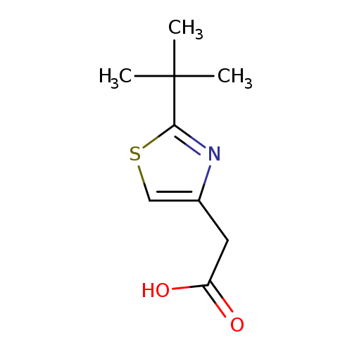 2-(2-tert-Butyl-1,3-thiazol-4-yl)acetic acid
