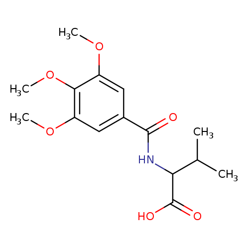 3-METHYL-2-[(3,4,5-TRIMETHOXYBENZOYL)AMINO]BUTANOIC ACID