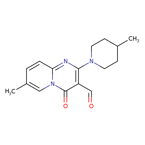 7-Methyl-2-(4-methylpiperidin-1-yl)-4-oxo-4H-pyrido[1,2-a]pyrimidine-3-carbaldehyde