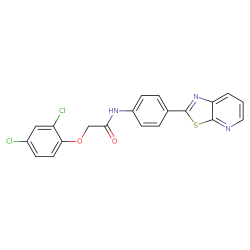 2-(2,4-dichlorophenoxy)-N-(4-{[1,3]thiazolo[5,4-b]pyridin-2-yl}phenyl)acetamide