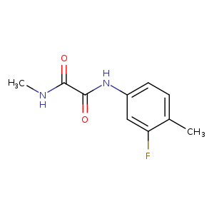 N'-(3-fluoro-4-methylphenyl)-N-methylethanediamide