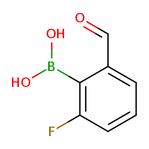 2-fluoro-6-formylphenylboronic acid