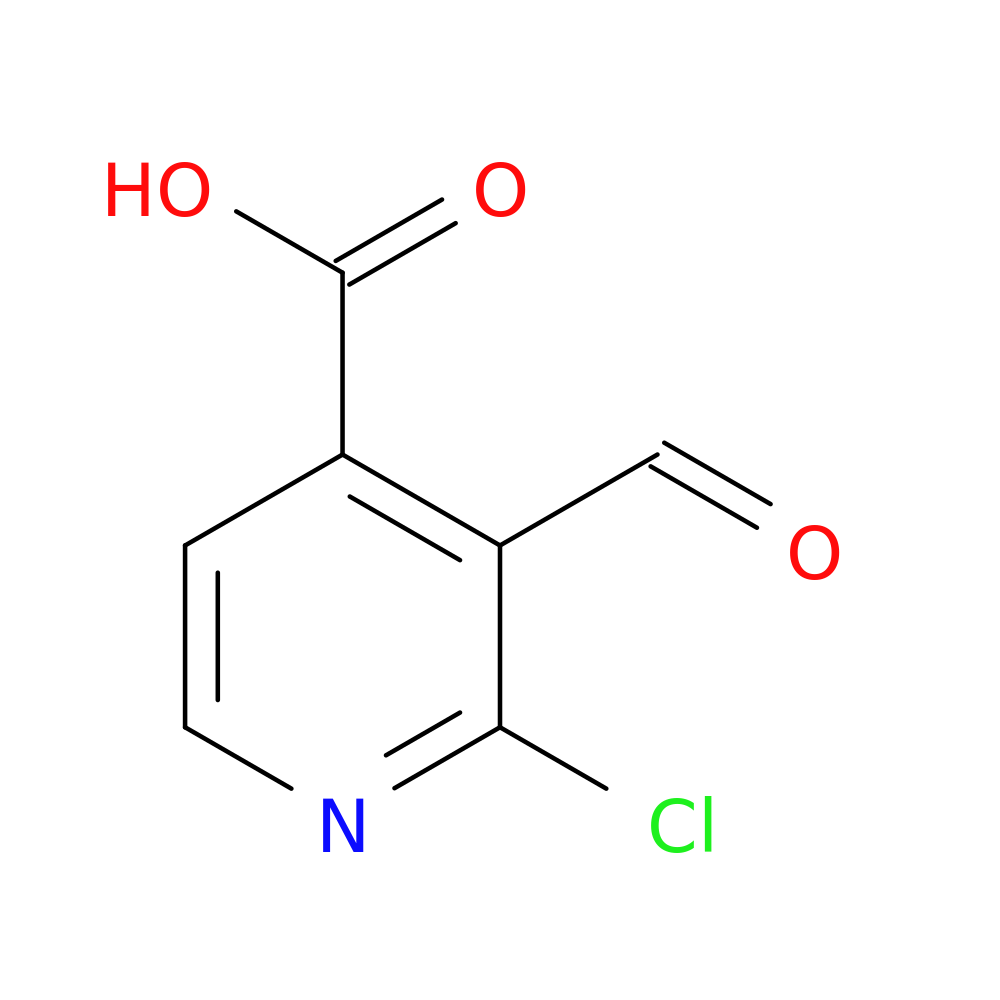 2-Chloro-3-formylisonicotinic acid