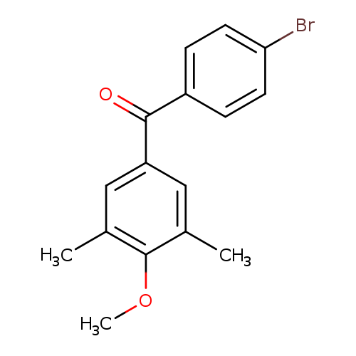 (4-Bromophenyl)(4-methoxy-3,5-dimethylphenyl)methanone