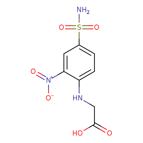2-[(2-nitro-4-sulfamoylphenyl)amino]acetic acid