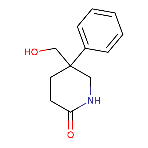 5-(hydroxymethyl)-5-phenylpiperidin-2-one