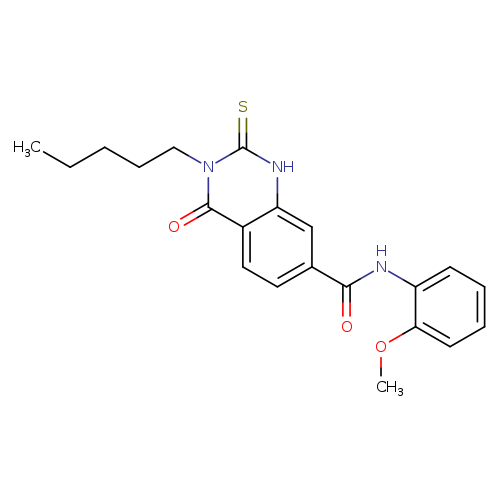 N-(2-methoxyphenyl)-4-oxo-3-pentyl-2-sulfanylidene-1,2,3,4-tetrahydroquinazoline-7-carboxamide