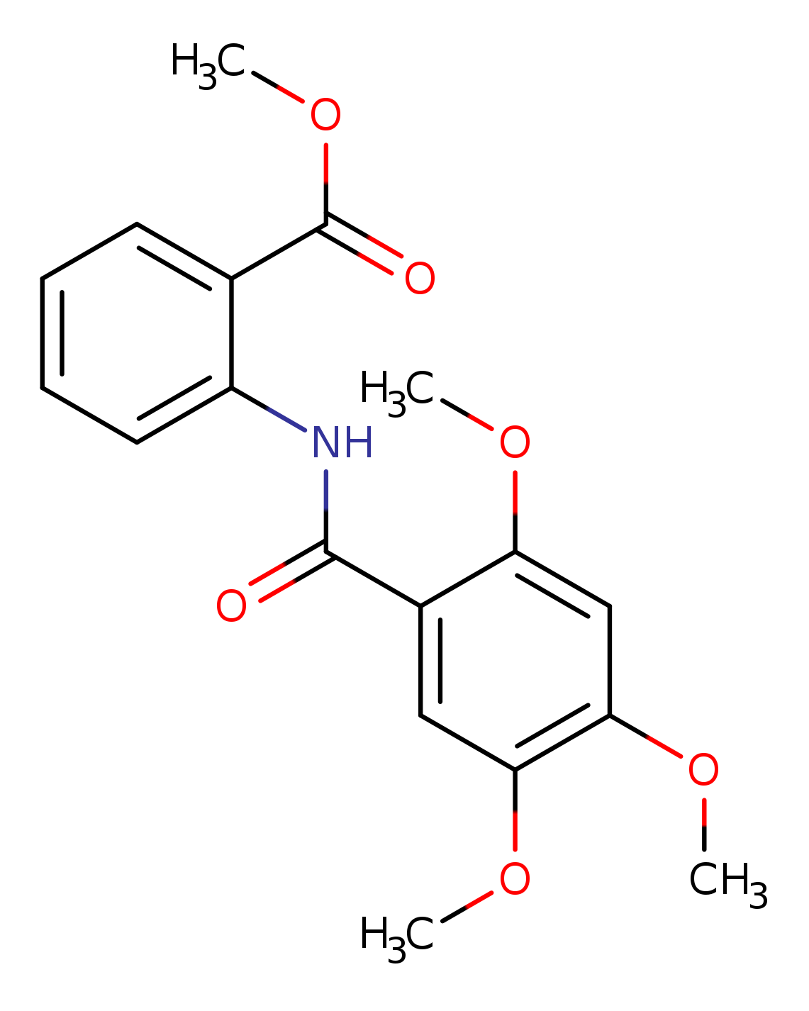 methyl 2-[(2,4,5-trimethoxybenzoyl)amino]benzoate