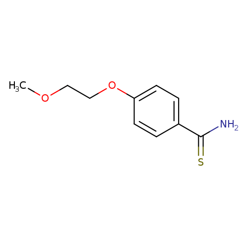 4-(2-methoxyethoxy)benzene-1-carbothioamide