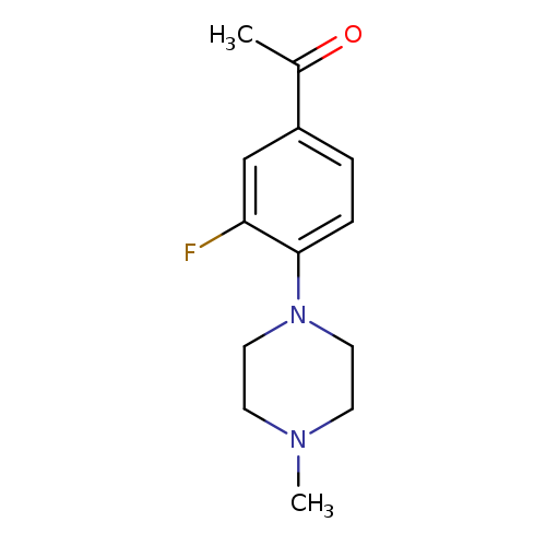 1-[3-Fluoro-4-(4-methylpiperazin-1-yl)phenyl]ethanone