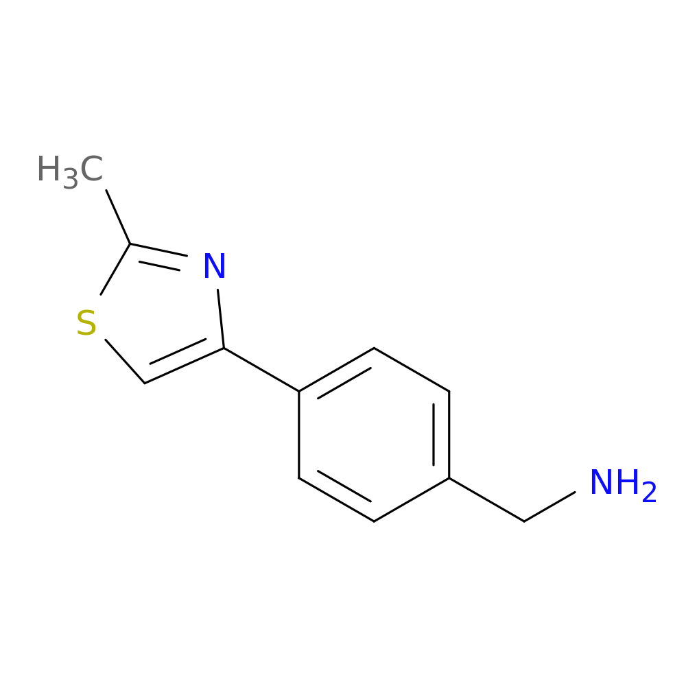 [4-(2-Methyl-1,3-thiazol-4-yl)phenyl]methanamine