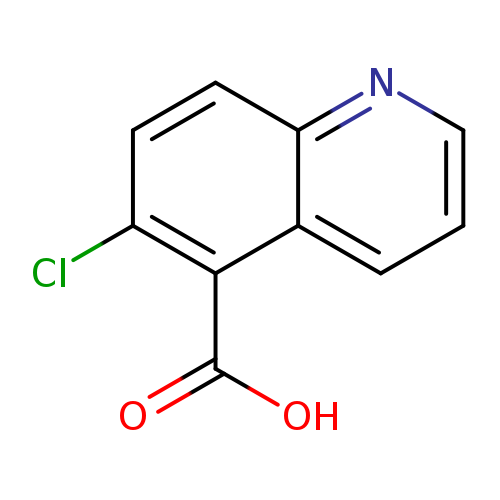 6-chloro-5-quinolinecarboxylic acid
