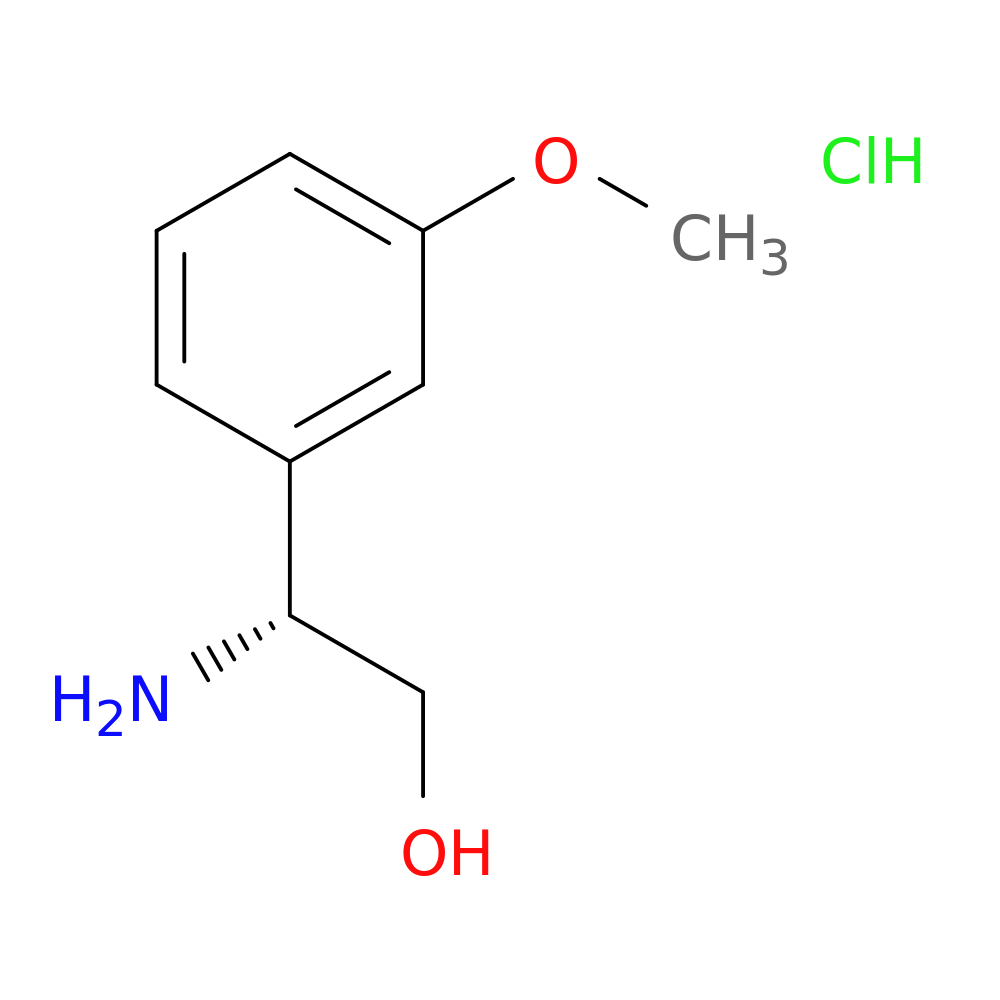 (2R)-2-amino-2-(3-methoxyphenyl)ethan-1-ol hydrochloride