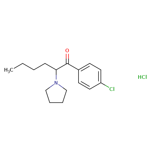 1-(4-chlorophenyl)-2-(pyrrolidin-1-yl)hexan-1-one,monohydrochloride