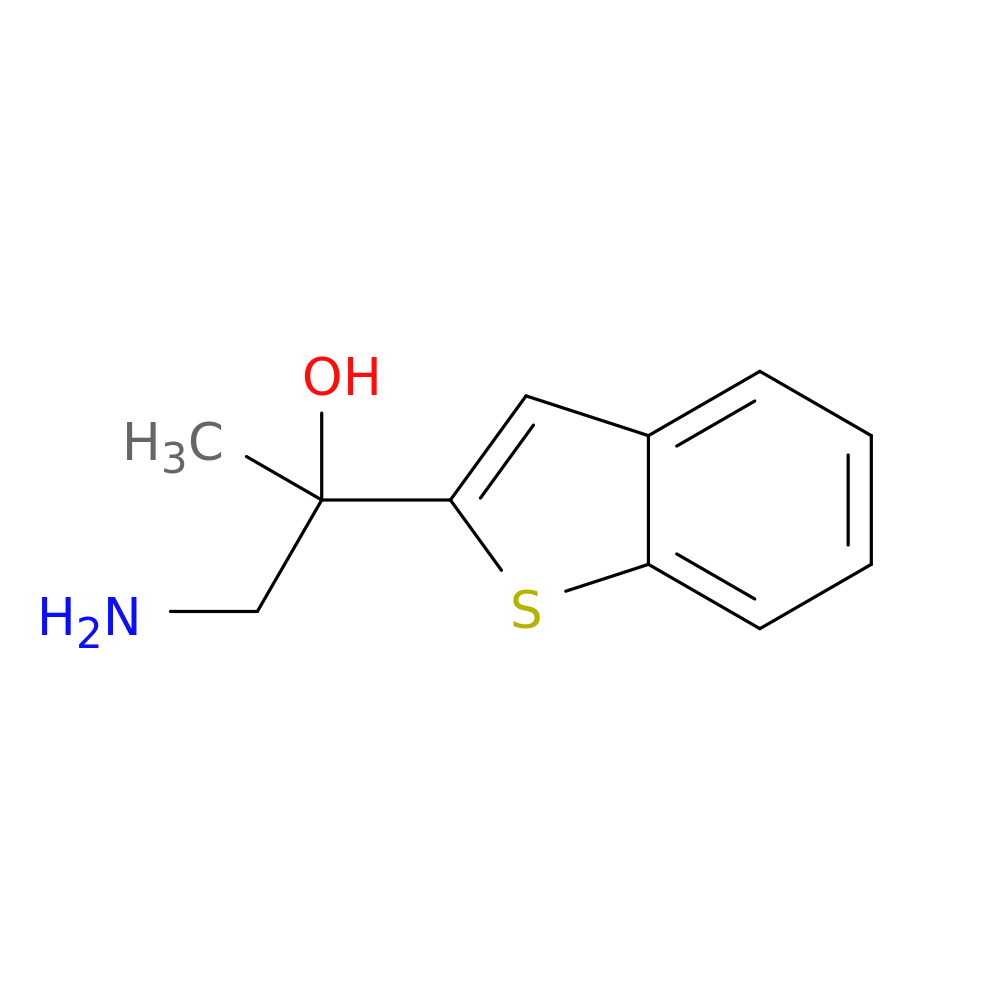1-amino-2-(1-benzothiophen-2-yl)propan-2-ol