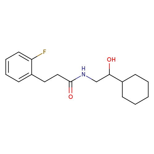 N-(2-cyclohexyl-2-hydroxyethyl)-3-(2-fluorophenyl)propanamide